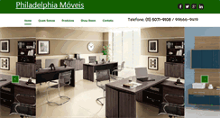 Desktop Screenshot of philadelphiamoveis.com.br